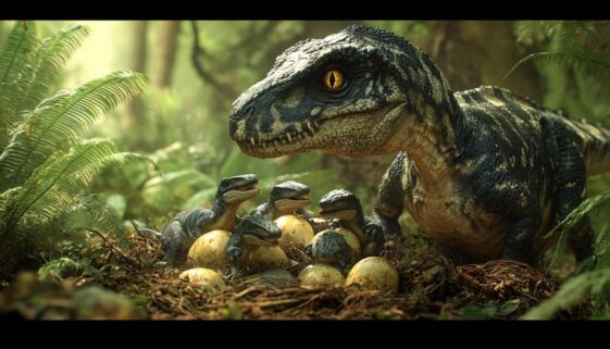 Dinosaurs' Childhood Growth Process