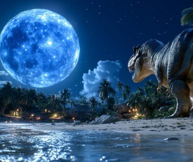 Dinosaurs and the Moon