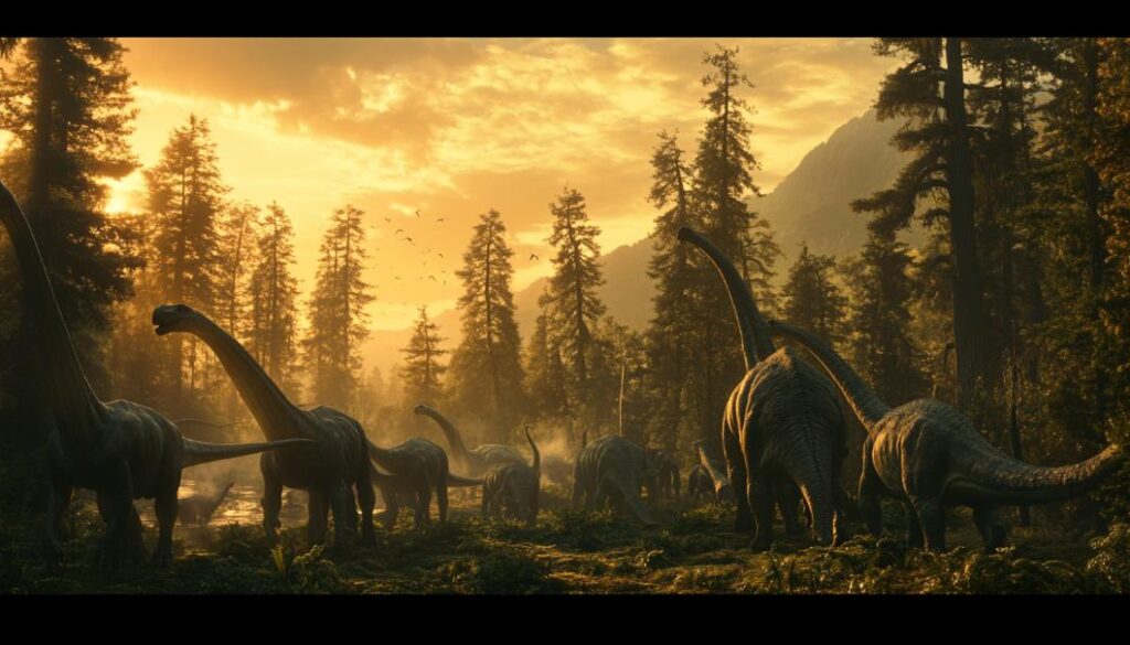 The dinosaurs were dreaming.