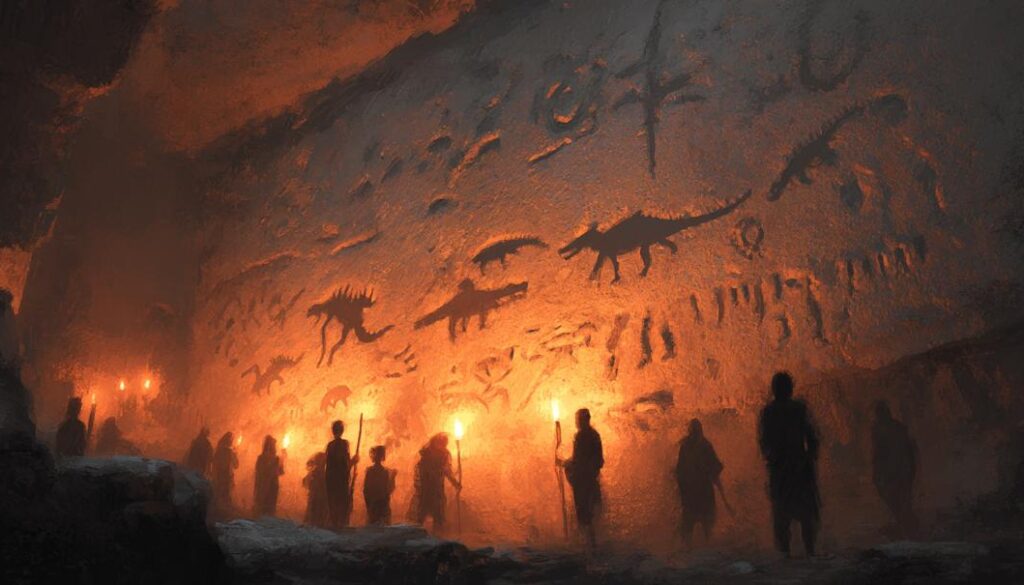do murals with dinosaurs exist