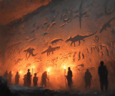 do murals with dinosaurs exist