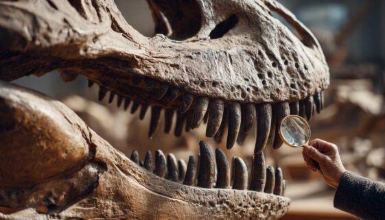 Dinosaur teeth alignment