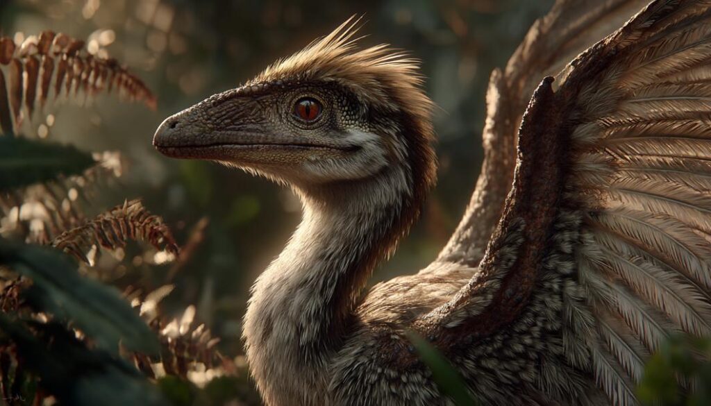 Dinosaurs washed their faces with their wings.
