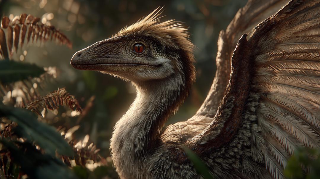 Dinosaurs washed their faces with their wings.