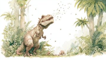 What happens when a dinosaur sneezes