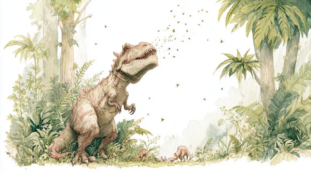 What happens when a dinosaur sneezes What happens when a dinosaur sneezes