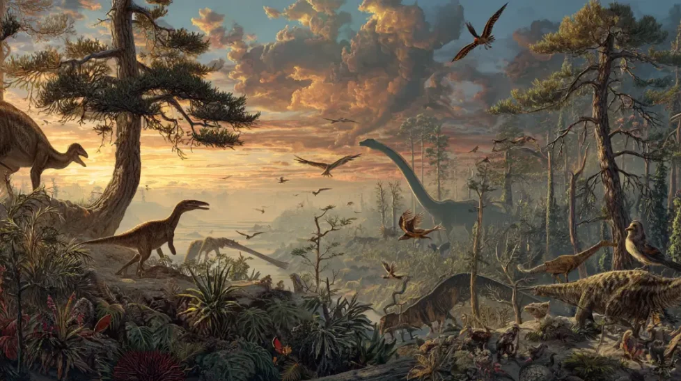 dinosaur-evolution-origin-to-birds 三畳紀の初期恐竜から巨大竜脚類、羽毛恐竜、鳥類へ続く恐竜の進化